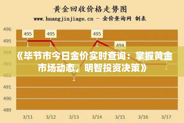 《毕节市今日金价实时查询：掌握黄金市场动态，明智投资决策》