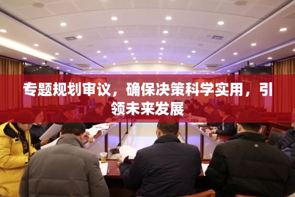 专题规划审议，确保决策科学实用，引领未来发展