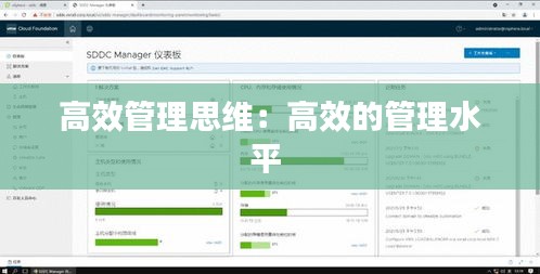 高效管理思维：高效的管理水平 