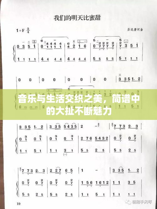 音乐与生活交织之美，简谱中的大扯不断魅力