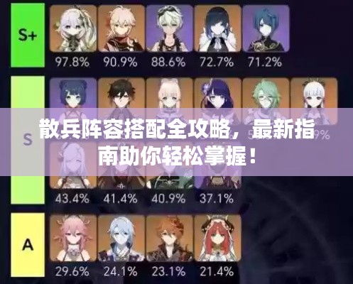 散兵阵容搭配全攻略，最新指南助你轻松掌握！
