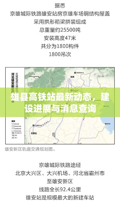 雄县高铁站最新动态，建设进展与消息查询