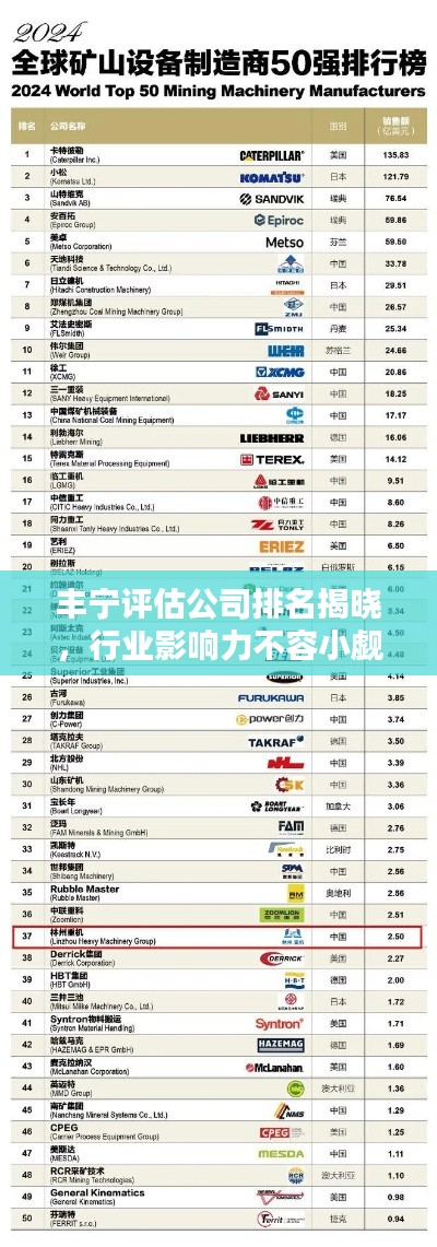 丰宁评估公司排名揭晓，行业影响力不容小觑