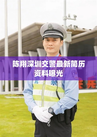 陈翔深圳交警最新简历资料曝光